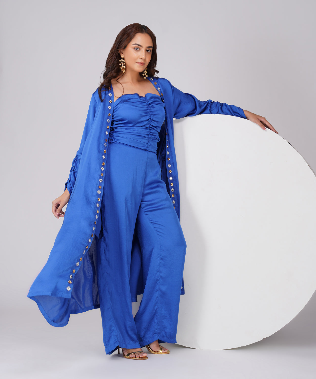 COBALT BLUE CAPE SET