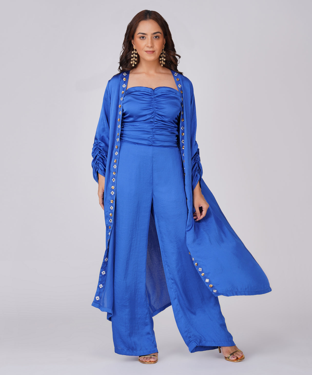 COBALT BLUE CAPE SET