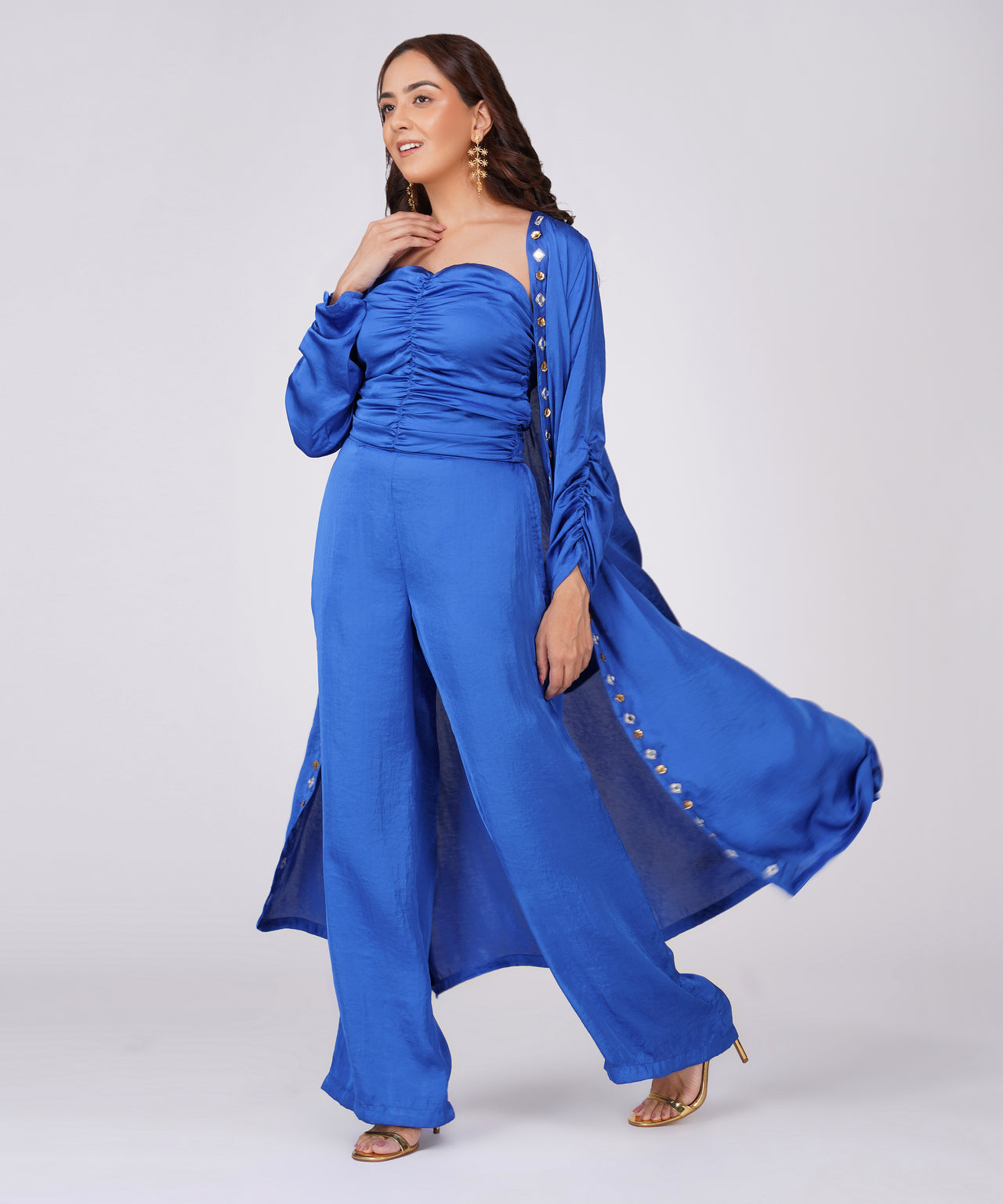 COBALT BLUE CAPE SET