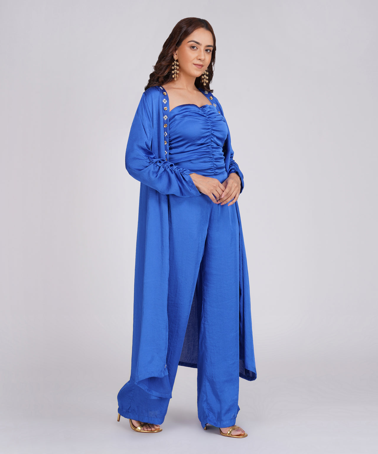 COBALT BLUE CAPE SET