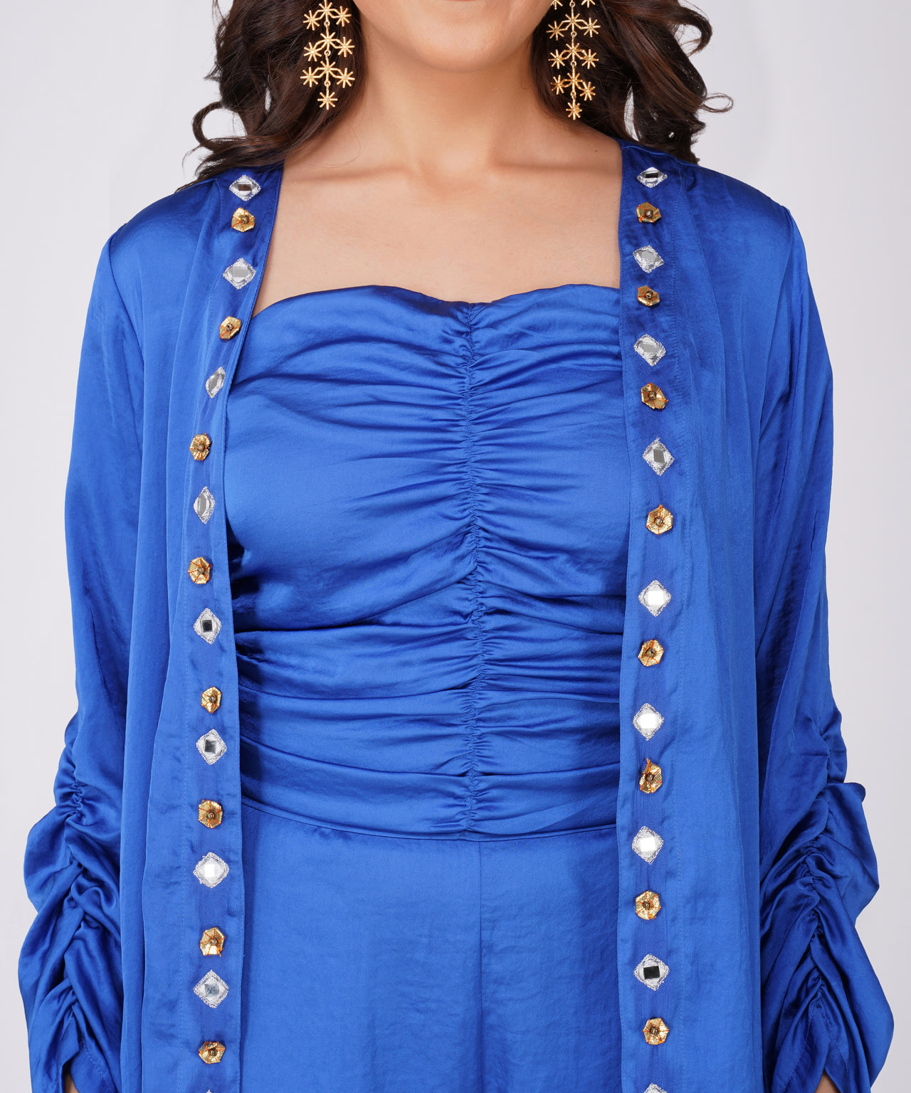 COBALT BLUE CAPE SET