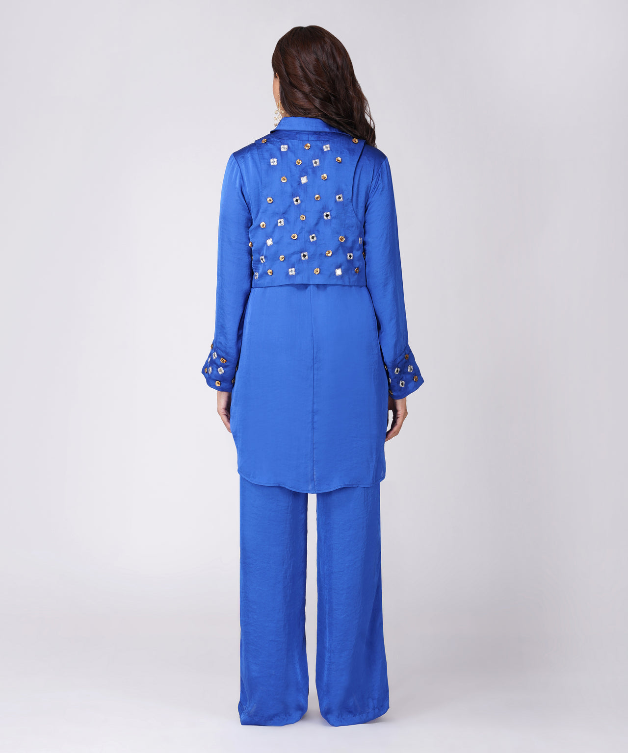 COBALT BLUE VEST SET