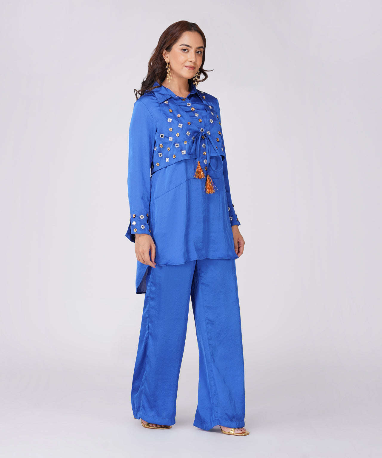 COBALT BLUE VEST SET