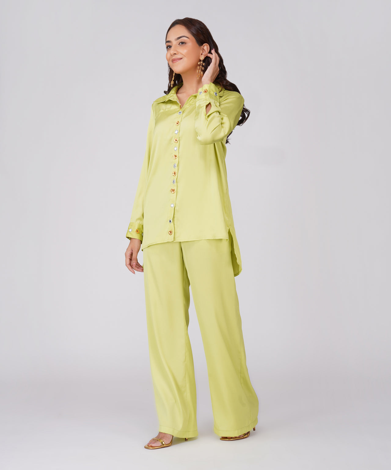 LIME GREEN  CO-ORD SET
