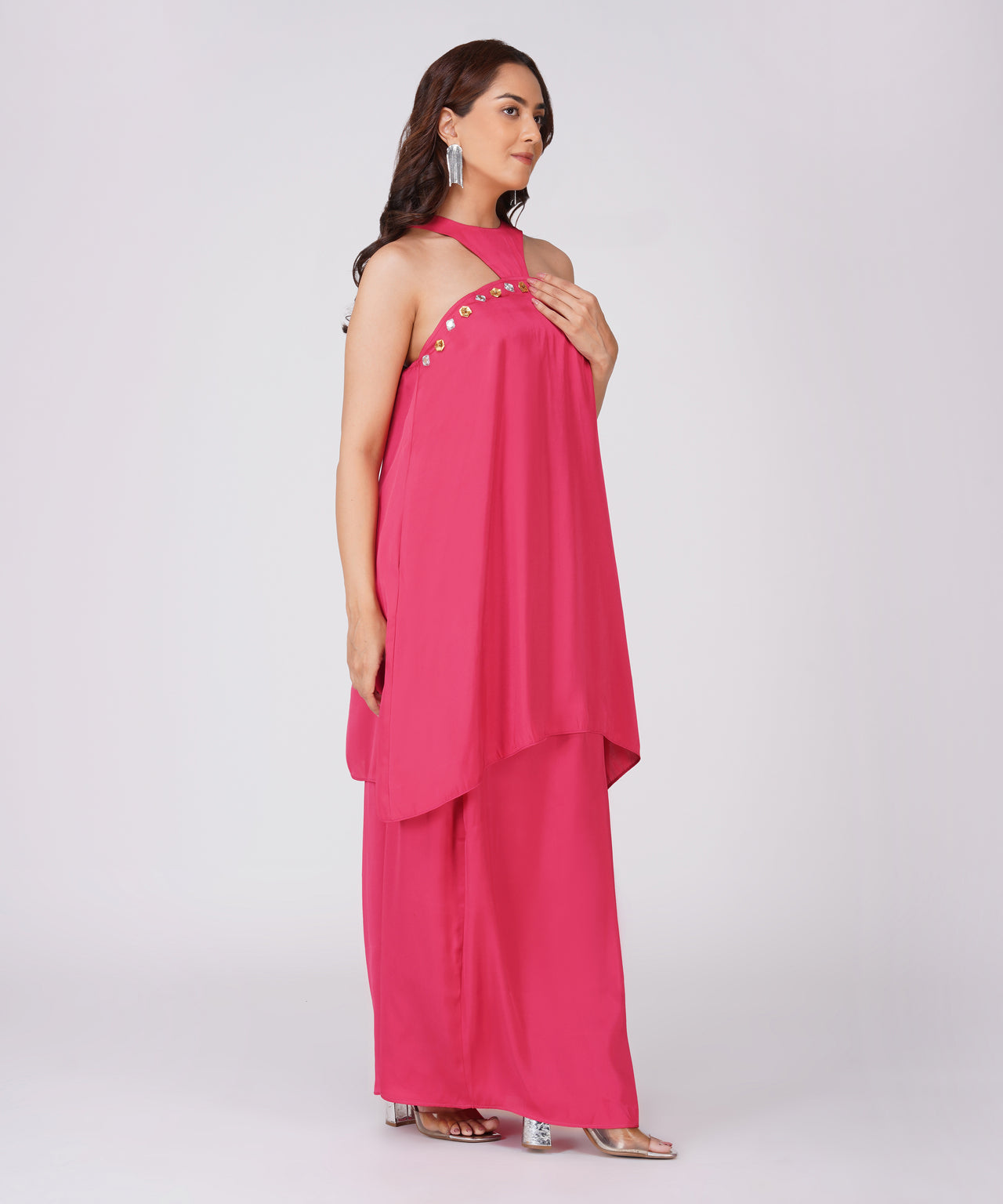 HOT PINK SKIRT SET