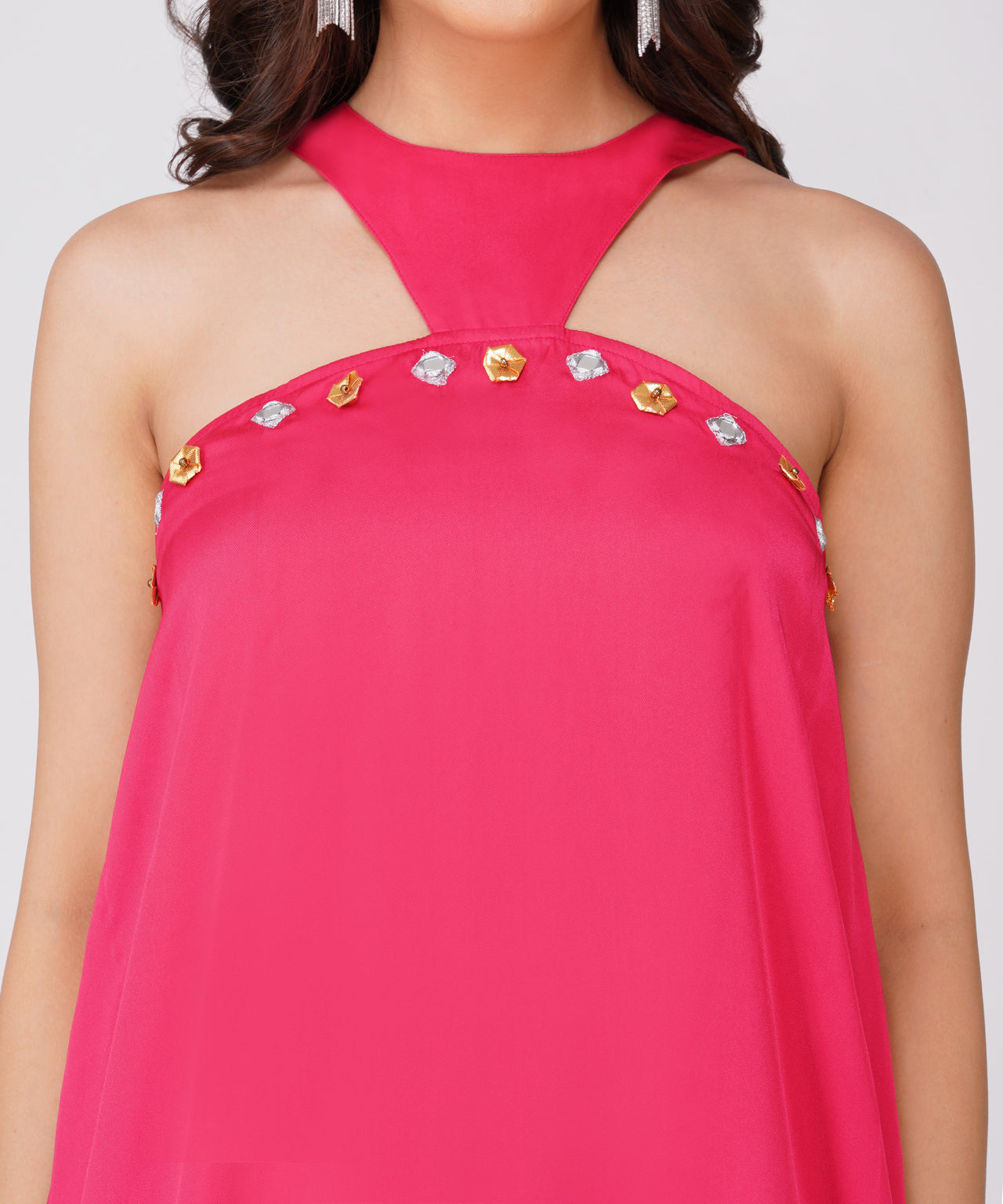 HOT PINK SKIRT SET