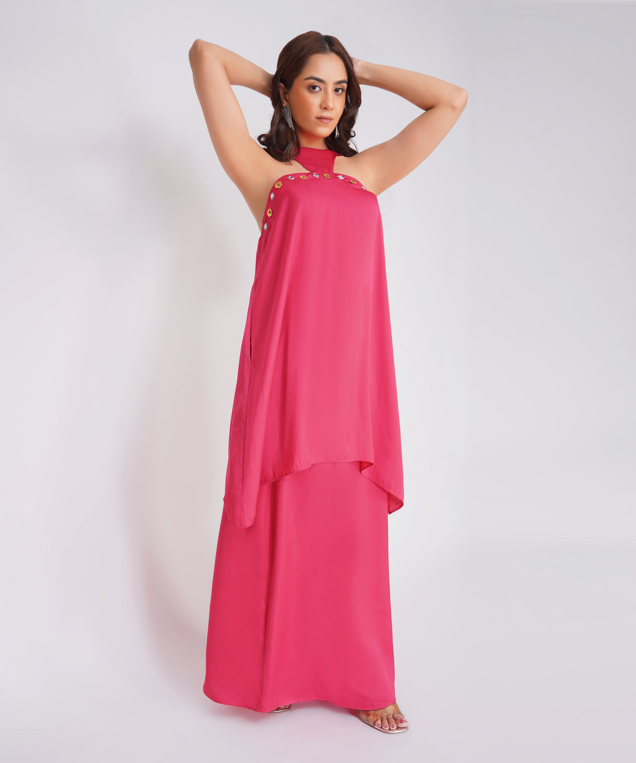 HOT PINK SKIRT SET