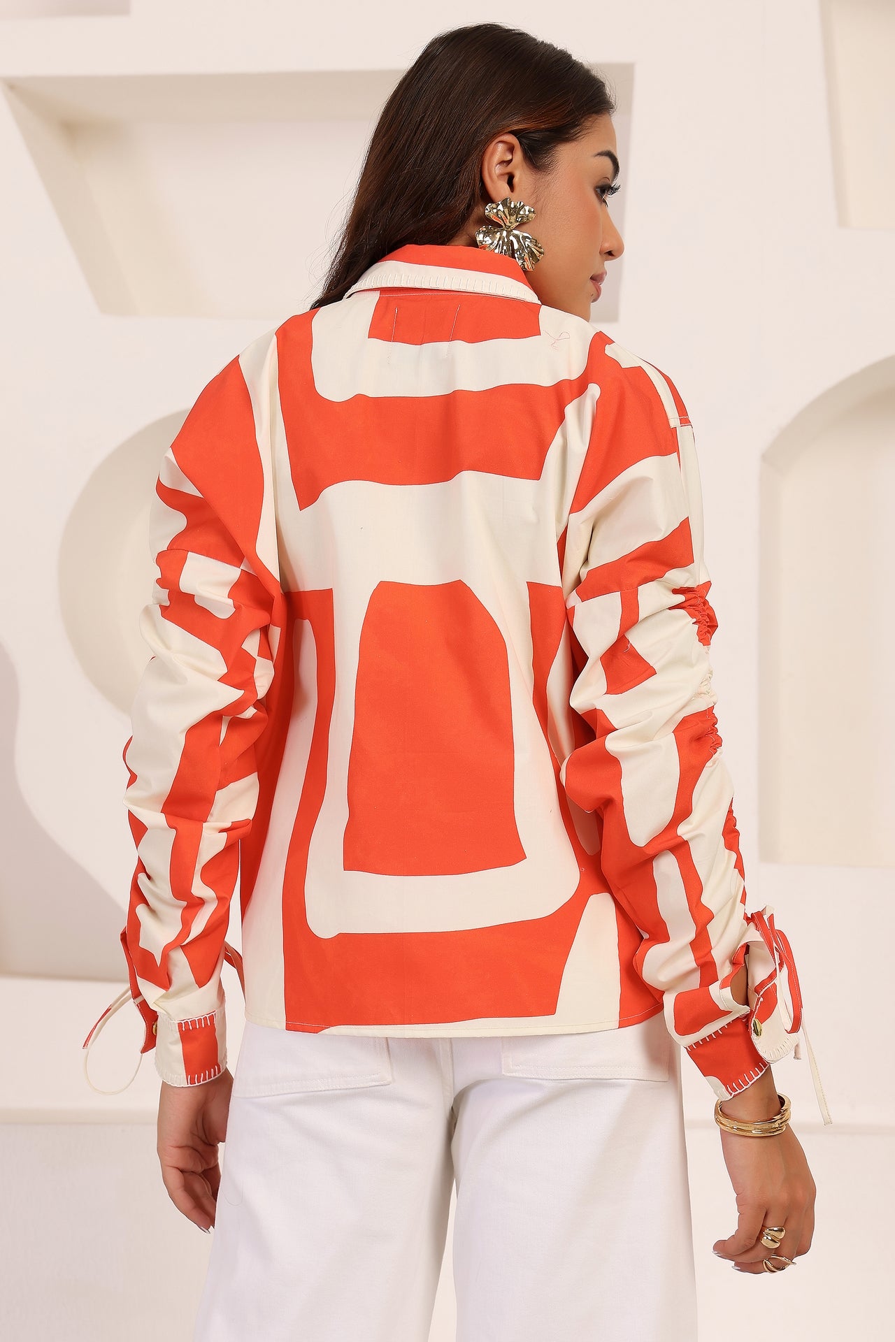 LIRIEN SHIRT IN TANGARINE