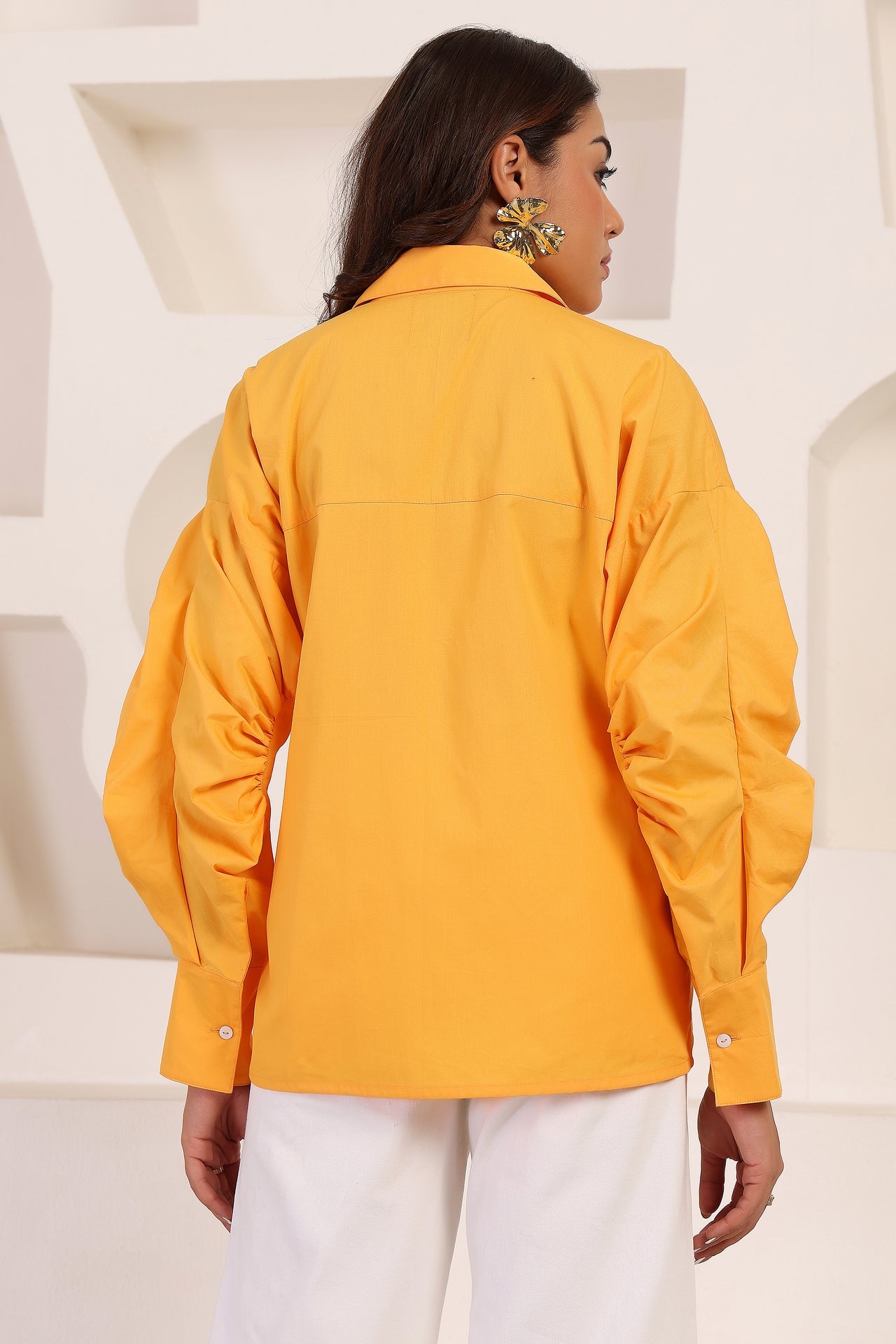 PEARLA SHIRT IN PAPAYA BLOOM