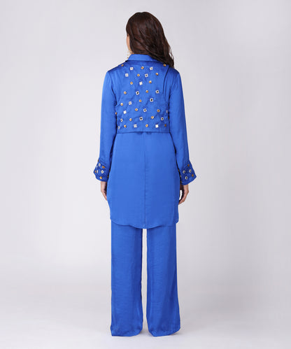COBALT BLUE VEST SET