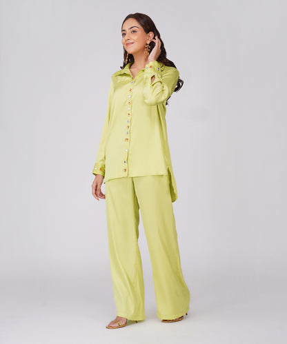 LIME GREEN  CO-ORD SET