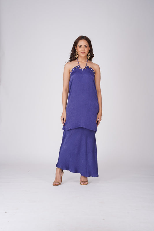 VIOLET INDIGO TUBE & SKIRT