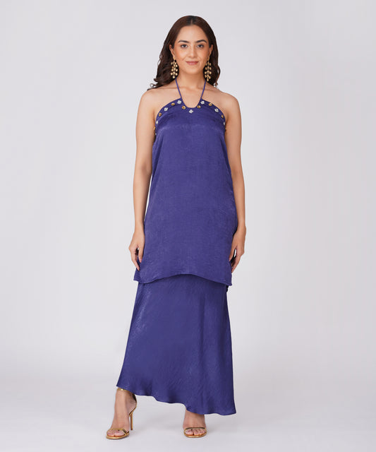 VIOLET INDIGO TUBE & SKIRT