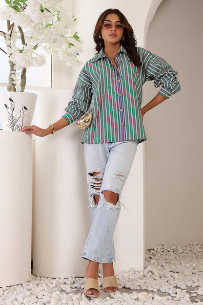 ELARIS SHIRT IN GREEN