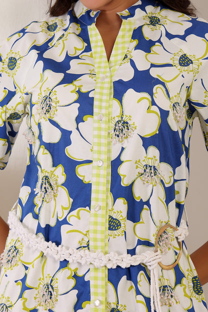 MARISOL DRESS IN BLUE