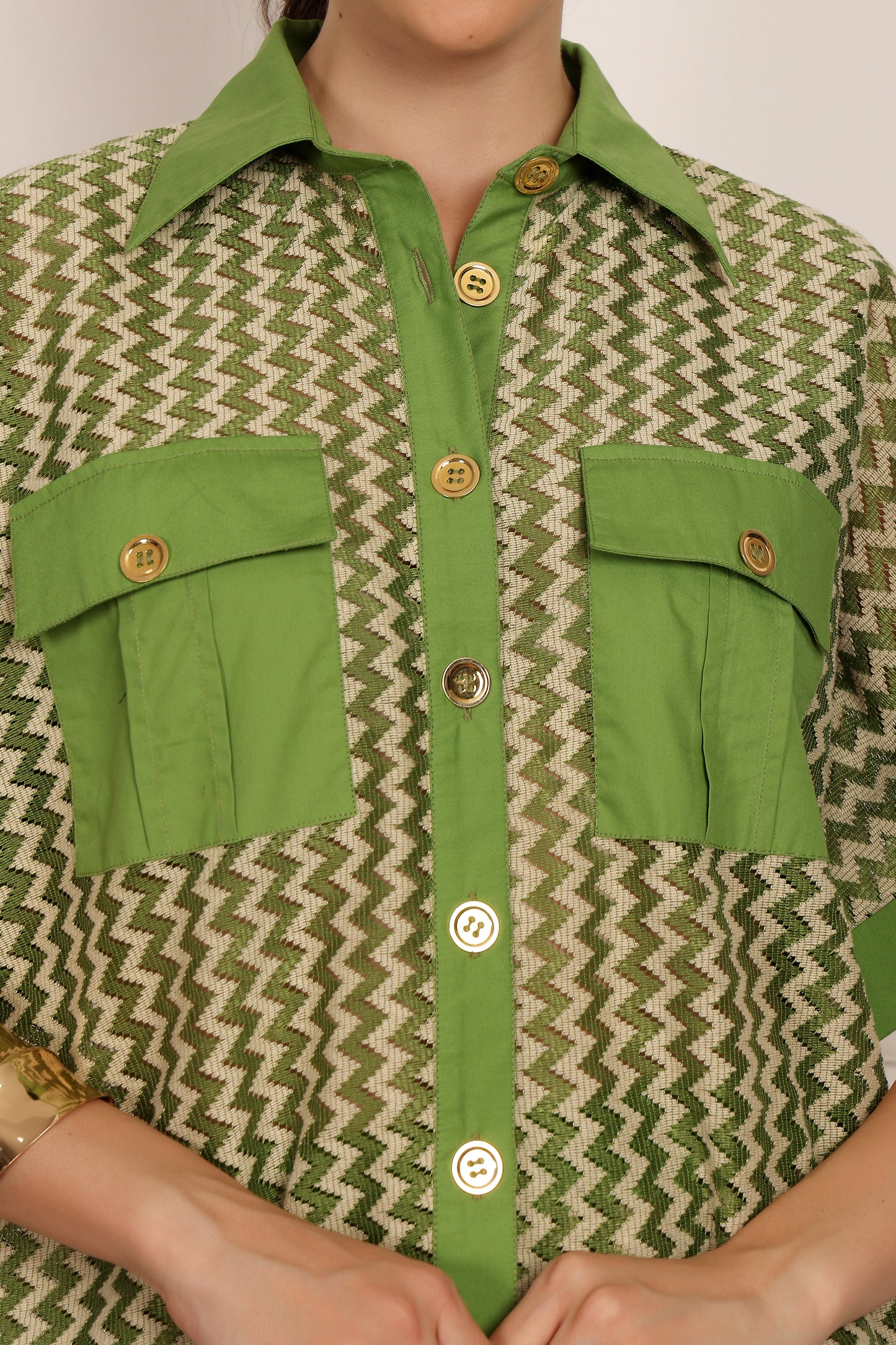 TIDE WAVE SET IN GREEN